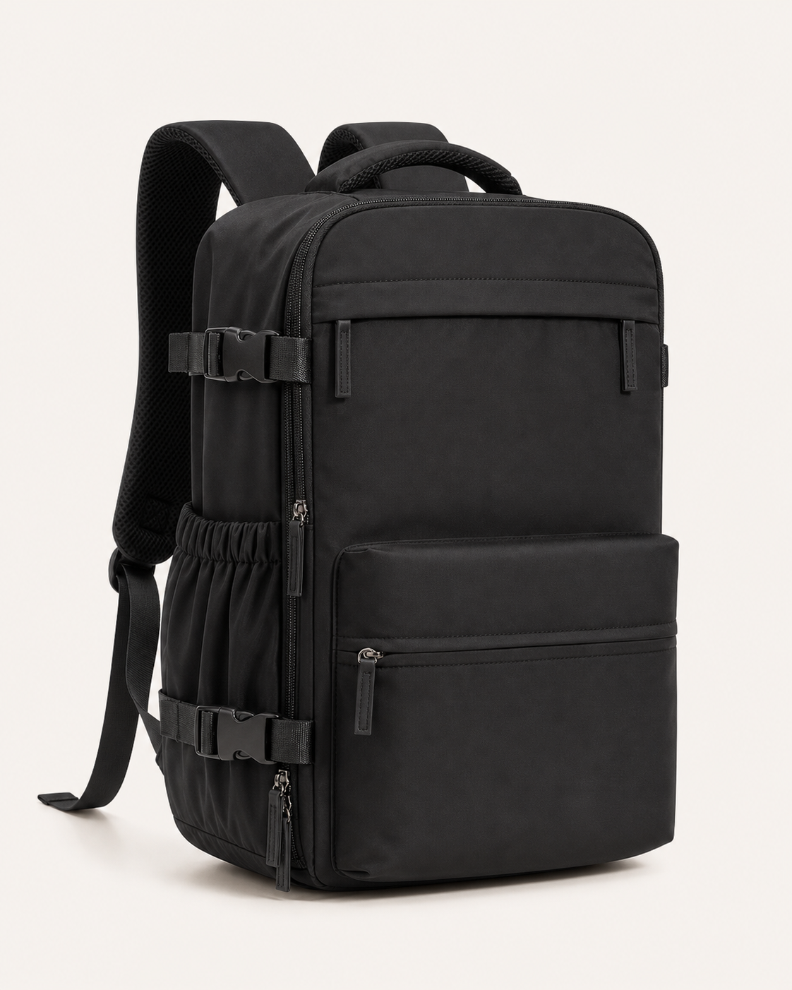 Sac à dos cabine ultra léger noir à compression sous vide