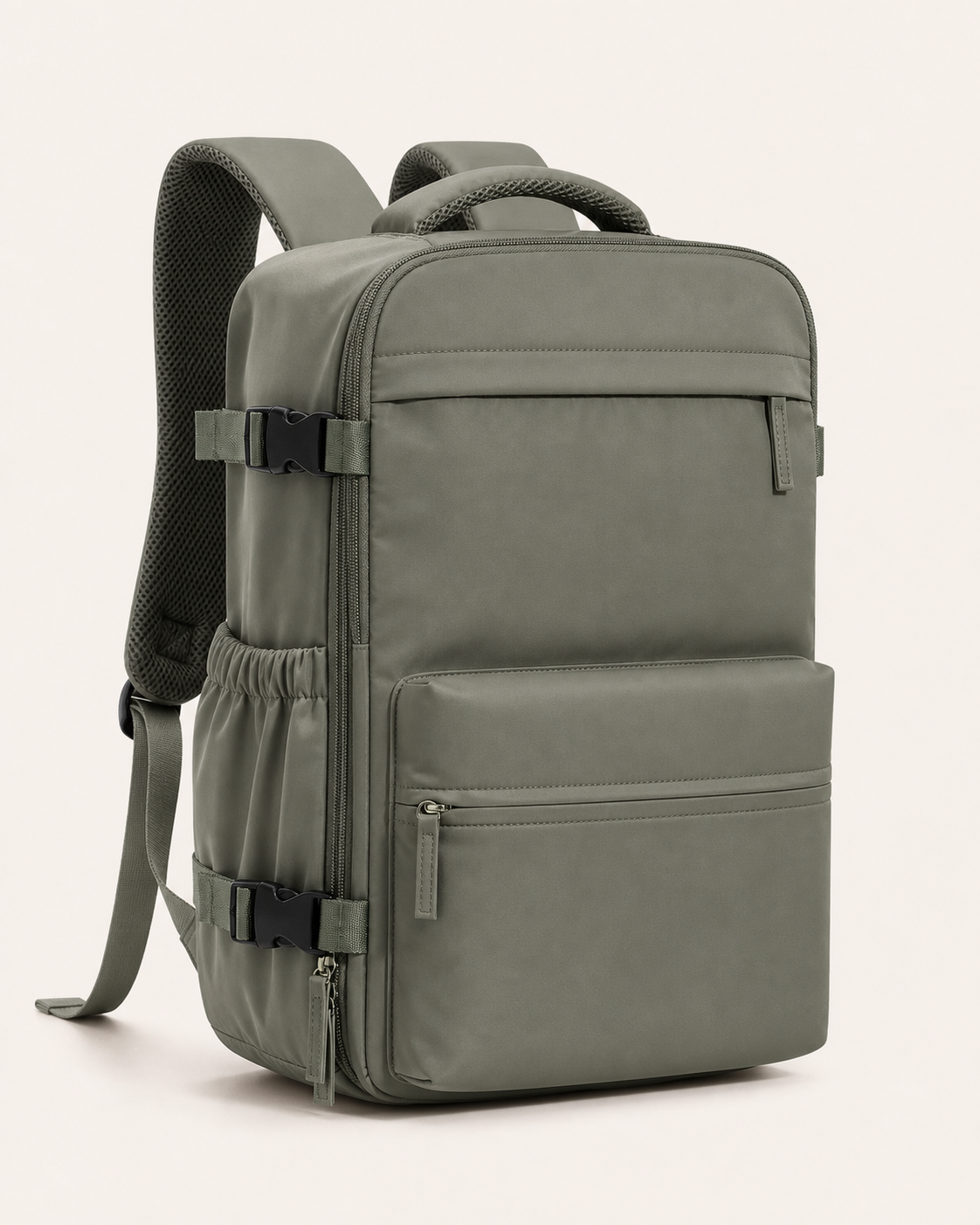 Sac à dos cabine ultra léger vert à compression sous vide
