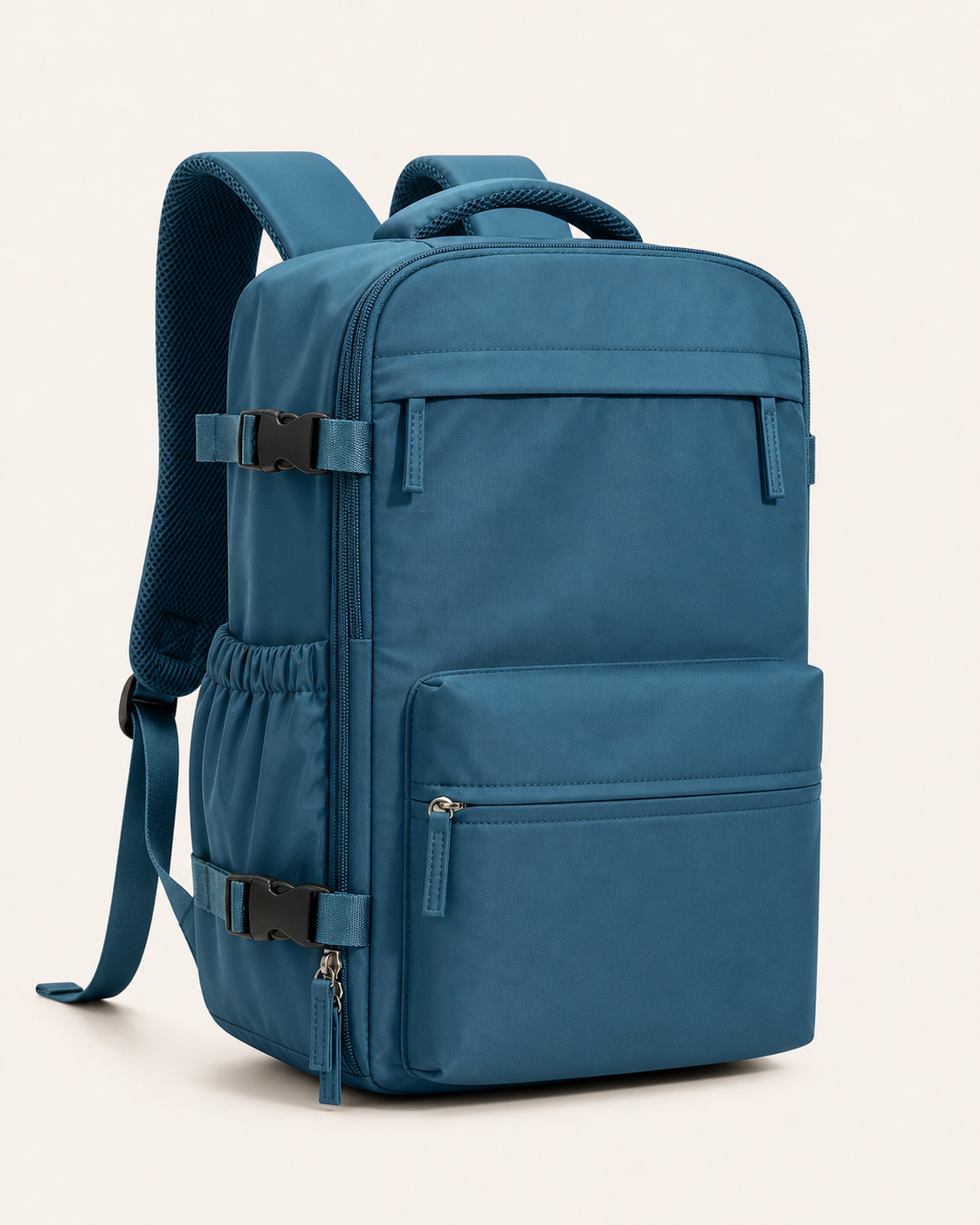 Sac à dos cabine ultra léger bleu paon à compression sous vide